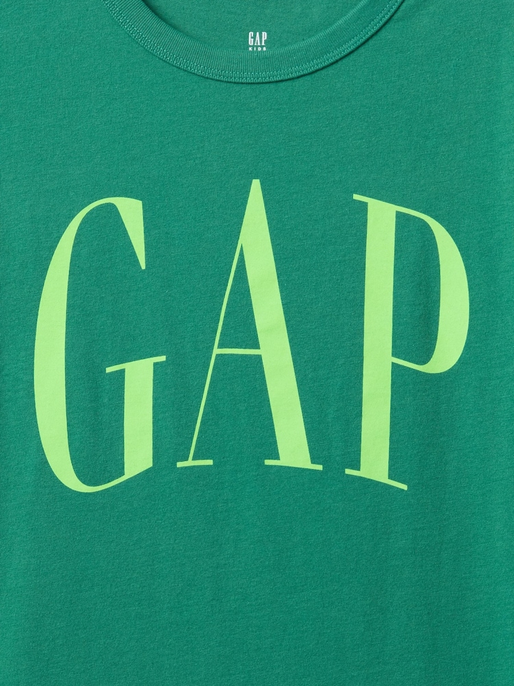 Vert - T-shirt Gap logo (4-13ans) - Image 3 de 3