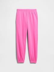 Rosa - Pantalones de chándal relajados de forro polar de Gap (4-13 años) (4-13 años) - Imagen 1 de 3