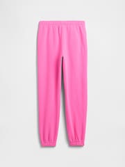 Rosa - Pantalones de chándal relajados de forro polar de Gap (4-13 años) (4-13 años) - Imagen 2 de 3