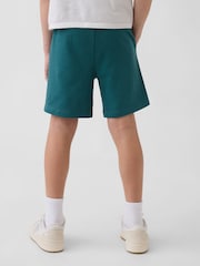 Gap Green Relaxed Logo French Terry Pull On Shorts (4-13yrs) - Image 2 of 5