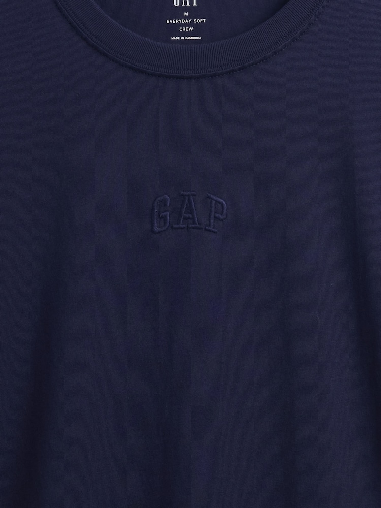 Marinen - Gap Everyday Soft Mini Logo T-skjorte - Bilde 4 av 4