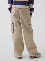 Gap Beige Easy Cargo Trousers (4-13yrs) - Image 2 of 5