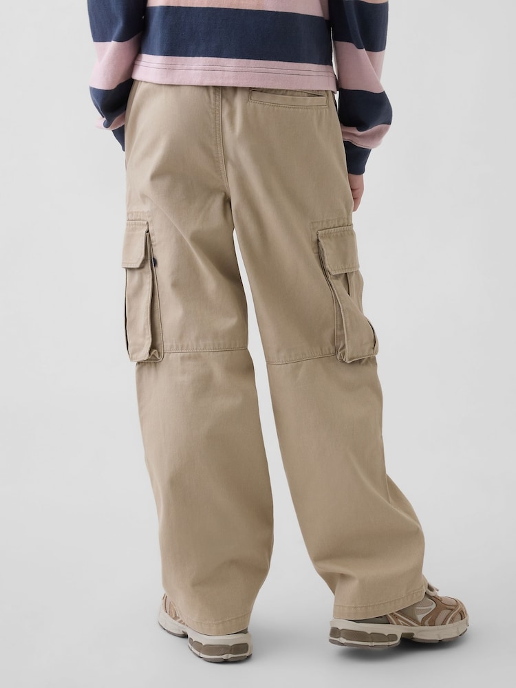Gap Beige Easy Cargo Trousers (4-13yrs) - Image 2 of 5