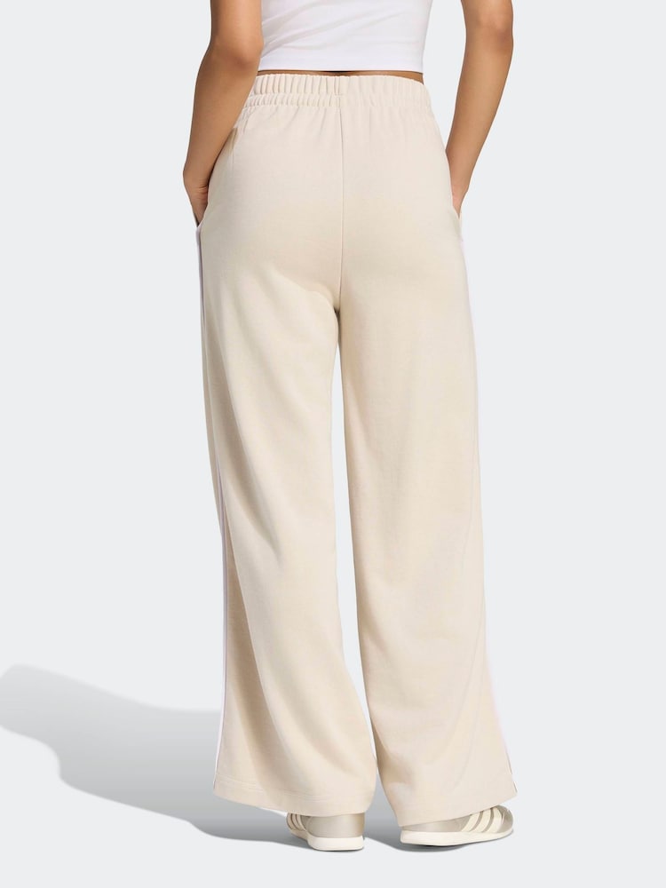 adidas Beige Colourpop Wide Leg Joggers - Image 2 of 6