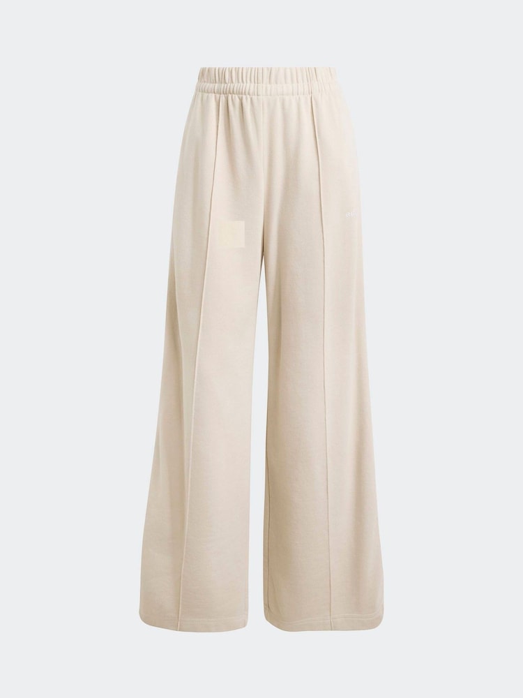 adidas Beige Colourpop Wide Leg Joggers - Image 6 of 6
