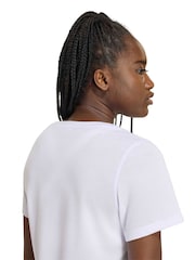 adidas Lilac Purple Workout Essentials Minimal Scoop T-Shirt - Image 5 of 5