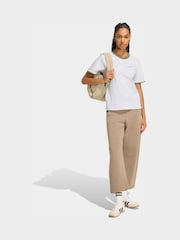 adidas Light Grey Seasonal Essentials Colourpop T-Shirt With Embroidered Graphic - Image 3 of 5