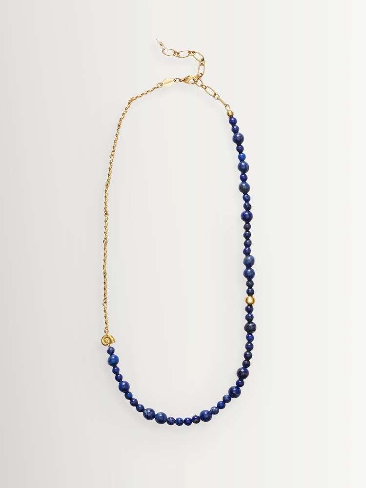 Anni Lu Blue Deep Shell Necklace - Image 1 of 5