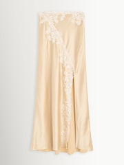 By Malene Birger Cream Erika Lace Trim Maxi Skirt - Image 8 of 8