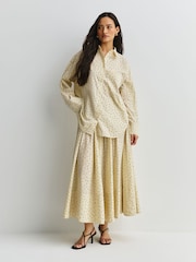 By Malene Birger White Derris Voile Polka Dot Relaxed Shirt - Image 2 of 8