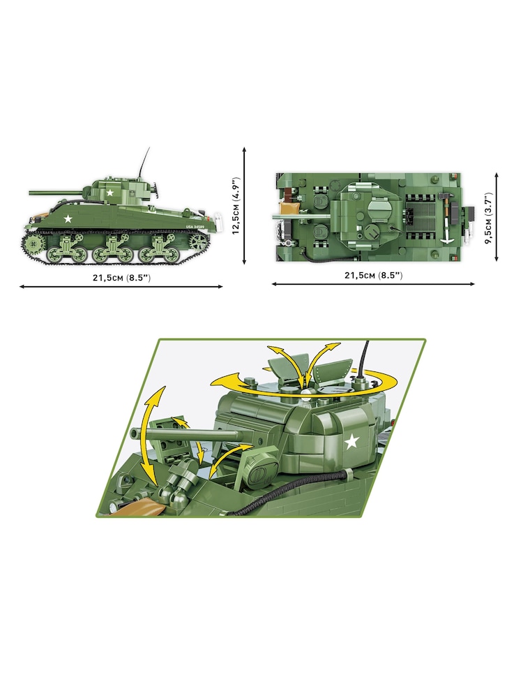 Cobi M4a3 Sherman Model - Image 2 of 5