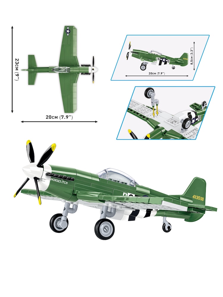 Cobi Mustang P-51D Model - Image 2 of 6