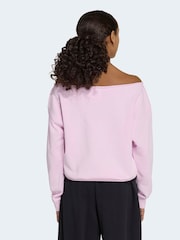 adidas Originals Pink OS Sweat Shirt - Image 2 of 6