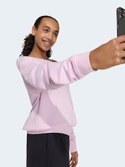 adidas Originals Pink OS Sweat Shirt - Image 4 of 6