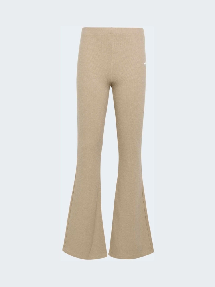 adidas Originals Brown Flared Joggers - Image 1 of 1