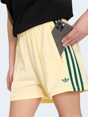 adidas Originals Yellow Firebird Shorts - Image 4 of 6