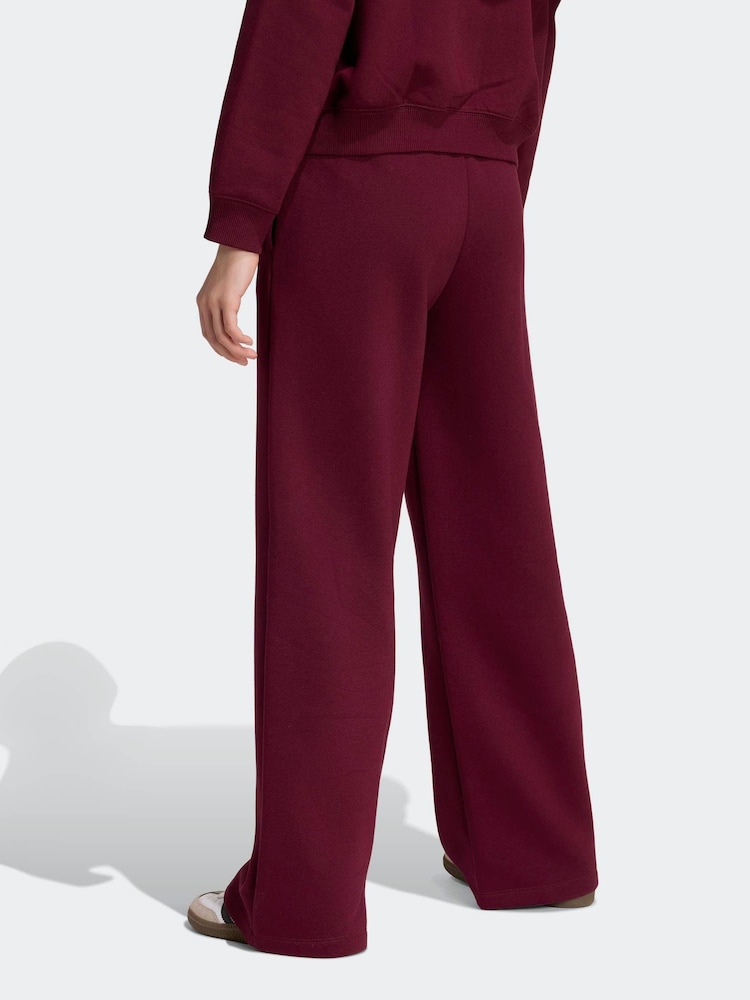 Burdeos - adidas Originals Wide Leg Joggers - Imagen 2 de 6