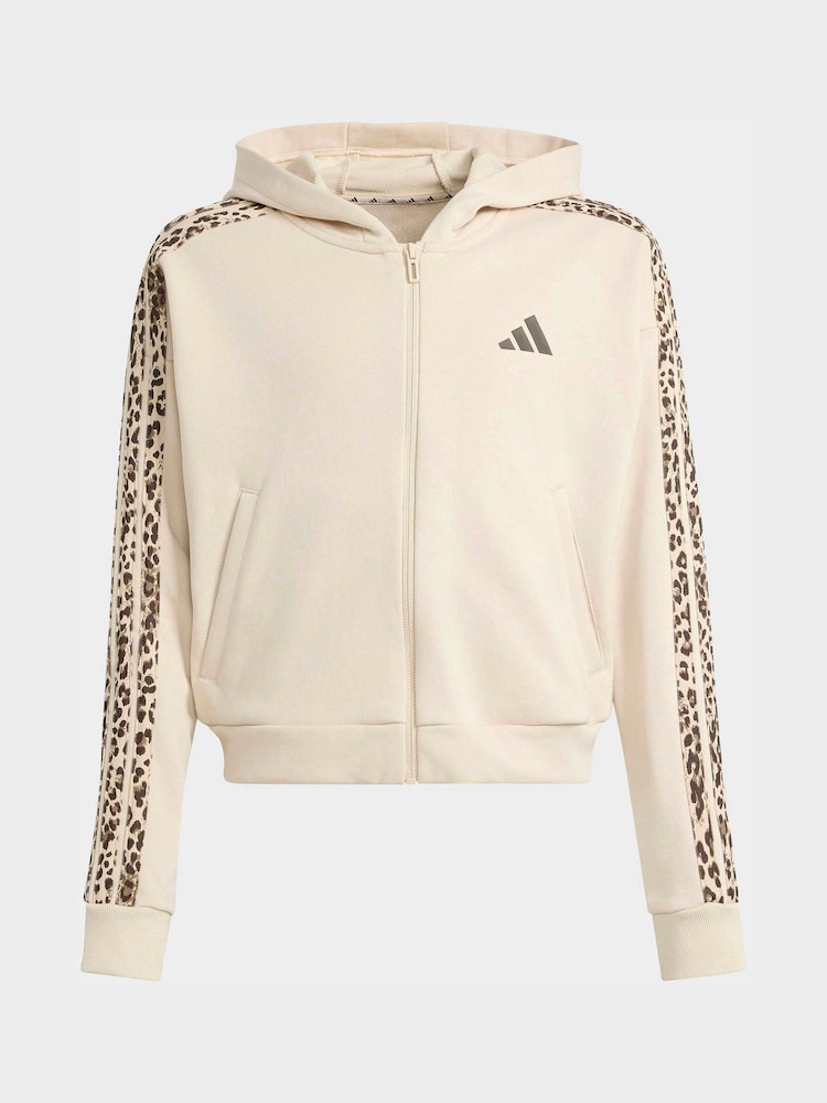 adidas Cream Seasonals Animal Full Zip Hoodie - Image 1 of 1