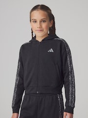 adidas Black Seasonals Animal Full Zip Hoodie - Image 1 of 2