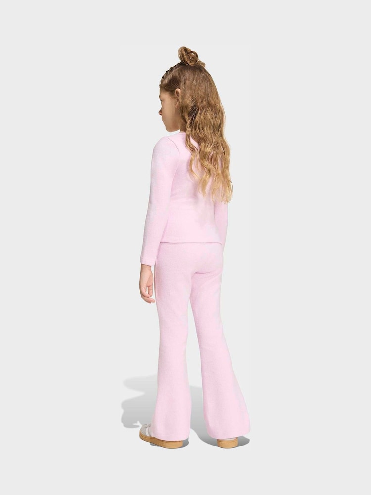 adidas Originals Pink Long Sleeve Top & Trouser Set - Image 2 of 5