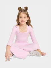 adidas Originals Pink Long Sleeve Top & Trouser Set - Image 3 of 5
