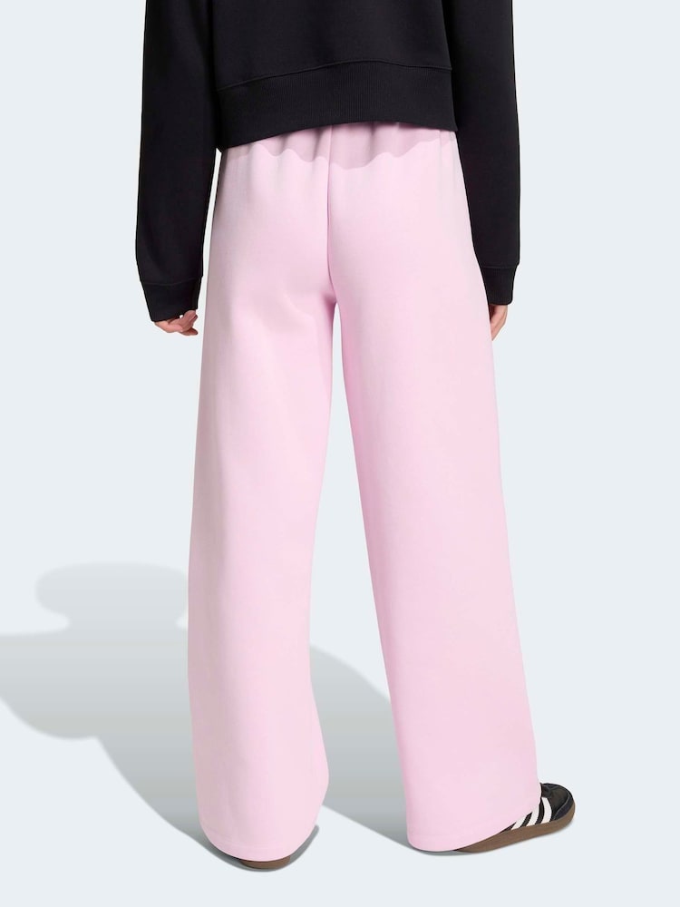 adidas Originals Pink Wide Leg Joggers - Image 2 of 6 adidas Originals Pink Wide Leg Joggers - Image 2 of 6