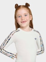 adidas Originals Liberty London 3 Randig T-shirt och omlottkjolar set - Bild 4 av 8