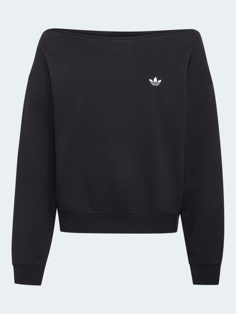 Negro - adidas Originals OS Sweat Shirt - Imagen 6 de 6
