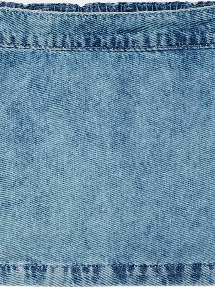adidas Originals Blue Denim Skirt - Image 6 of 6 adidas Originals Blue Denim Skirt - Image 6 of 6