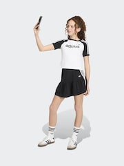 adidas Originals Black 3 Stripe Skirt - Image 3 of 5