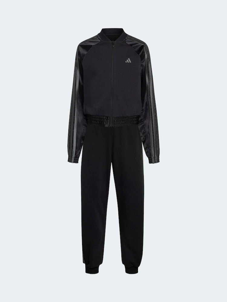Itim - adidas Satin Tracksuit - Larawan 1 ng 2