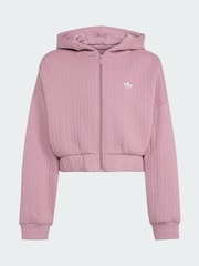 adidas Originals Purple Zip Hoodie - Image 6 of 6