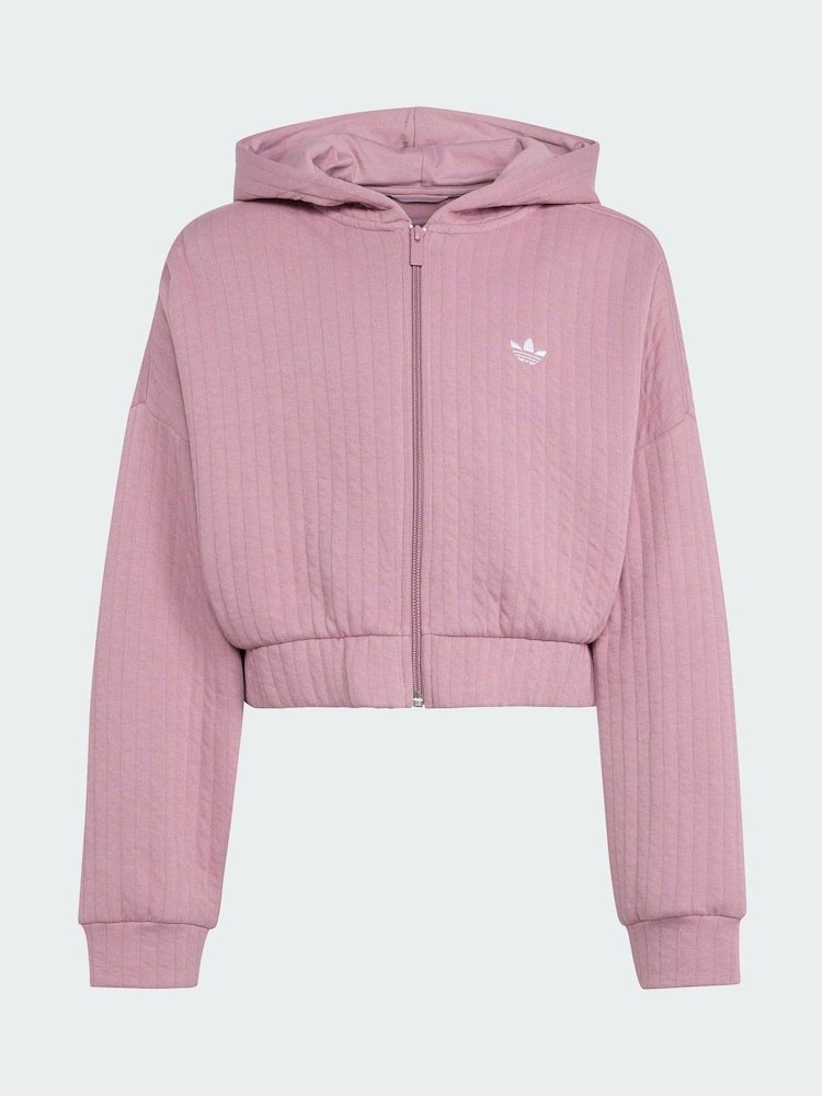 adidas Originals Purple Zip Hoodie - Image 6 of 6 adidas Originals Purple Zip Hoodie - Image 6 of 6
