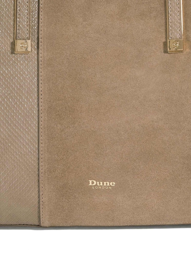 Dune London Brown Large Dorry Premium Tote Bag - Image 4 of 4 Dune London Brown Large Dorry Premium Tote Bag - Image 4 of 4