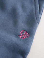 Superdry Blue Half Zip Sweatshirt and Wide Leg Joggers Set - Image 13 of 14