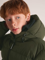 Zeleno - Superdry Sportski Puffer kaput - Slika 6 od 14