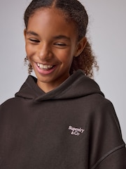 Superdry Brown Hoodie & Joggers Set - Image 5 of 13