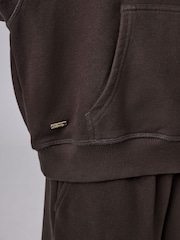 Superdry Brown Hoodie & Joggers Set - Image 6 of 13
