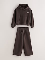 Superdry Brown Hoodie & Joggers Set - Image 8 of 13