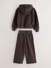 Superdry Brown Hoodie & Joggers Set - Image 9 of 13