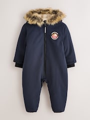 Superdry Navy Everest Snowsuit - Image 1 of 5