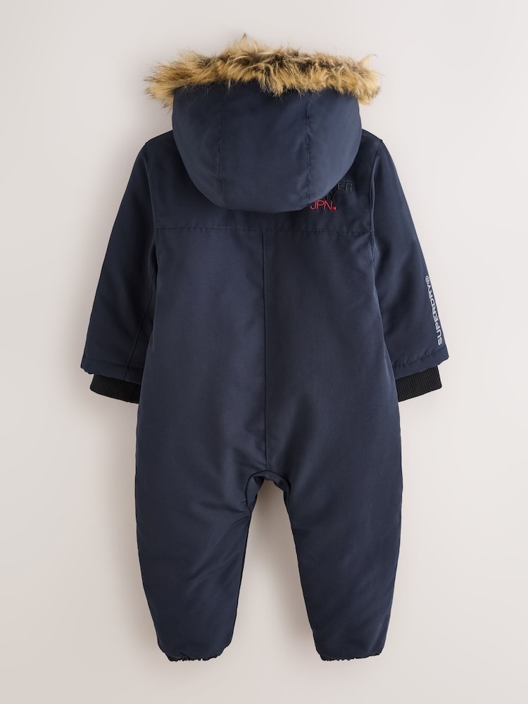Superdry Navy Everest Snowsuit - Image 2 of 5