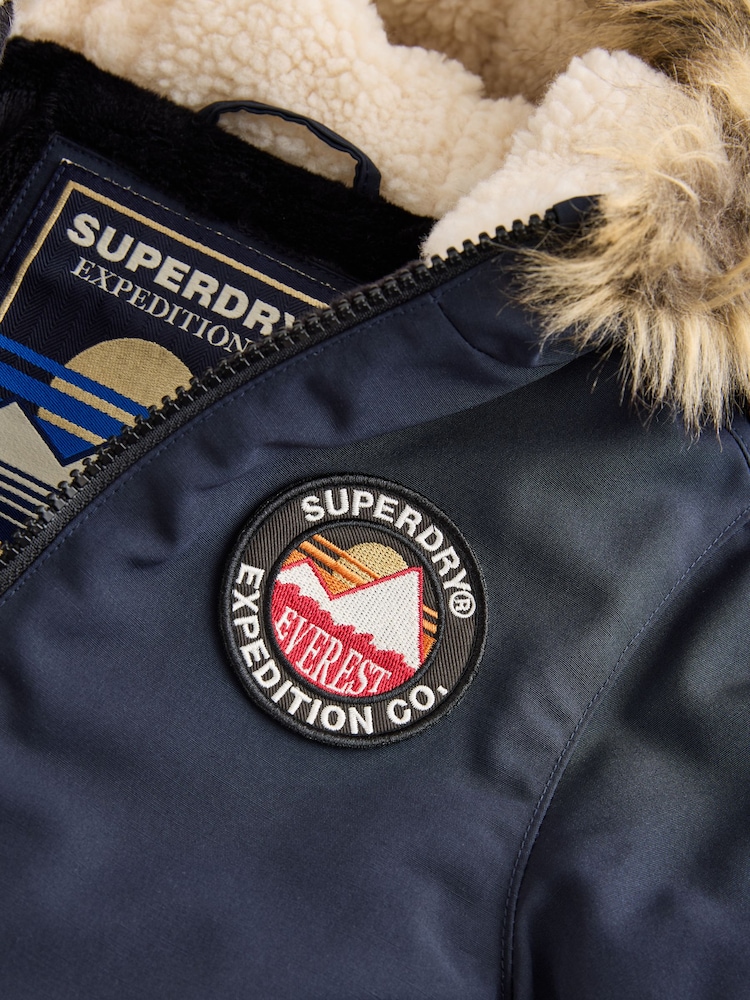 Superdry Navy Everest Snowsuit - Image 5 of 5