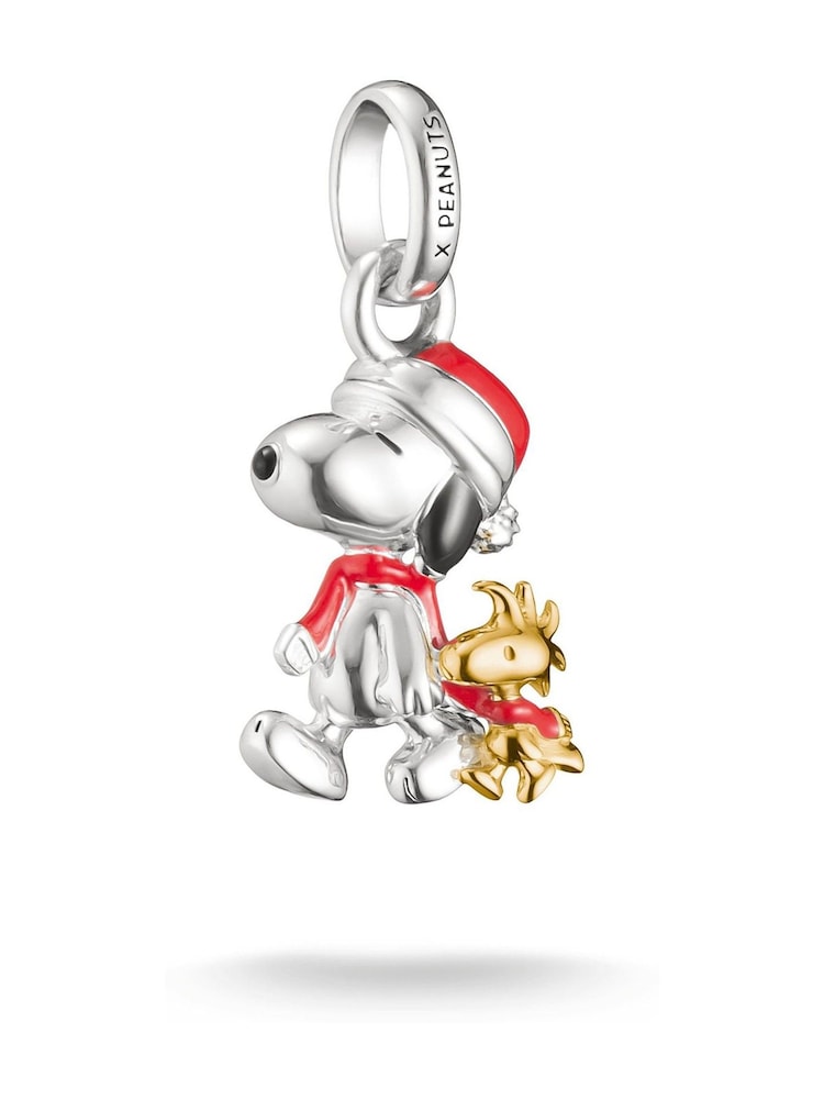 Thomas Sabo Red x Peanuts Snoopy and Woodstock Connect Santa Charm - Image 1 of 4 Thomas Sabo Red x Peanuts Snoopy and Woodstock Connect Santa Charm - Image 1 of 4