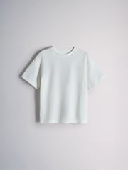 The Set 6 Piece Jersey Crew Short Sleeve Oversized T-Shirt and Shorts Set Green/White/Brown - Image 11 of 15