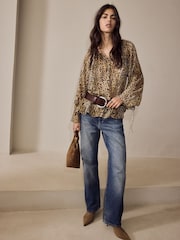 BHOEM Animal Buttoned Blouse - Image 1 of 6