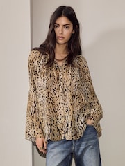 BHOEM Animal Buttoned Blouse - Image 2 of 6