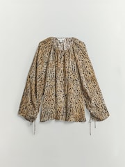 BHOEM Animal Buttoned Blouse - Image 6 of 6