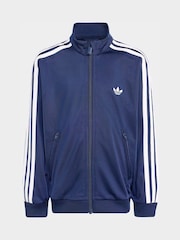 adidas Originals Blue Firebird Little Kids Tracksuit - Image 6 of 7