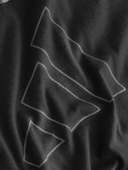 Svart - adidas Essentials Camo Bomull T-shirt - Bild 7 av 7